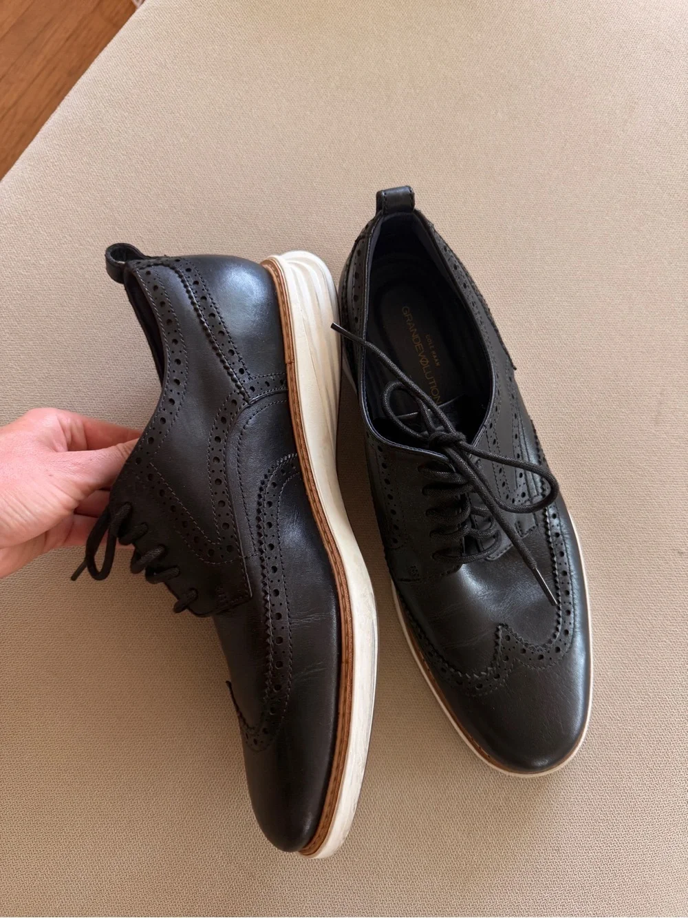 Men’s Cole Haan Black Leather Original Grand Evolution Oxford
